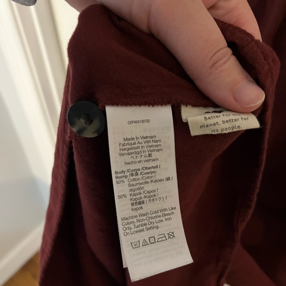 Madewell (Re)sponsible Bubble-Sleeve
Button-Front Midi Dress XXL - Picture 11 of 11